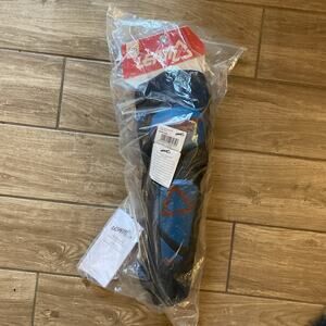 Leatt Motocross Knee and Shin Guard EXT Fuel/Black Size S/M